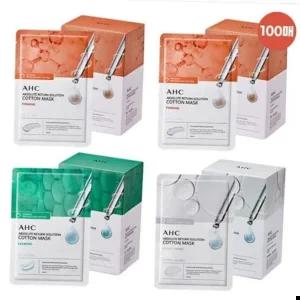 AHC순면마스크팩 AHC 마스크 퍼밍50 카밍25 브라이트닝25 팩 100매세트