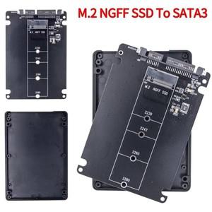 SATA3.0 6Gbps M.2 NGFF SSD-SATA3 어댑터 카드 솔리드 스테이트 SSD를 Sata3 외장형 하드 디스크 박스 변