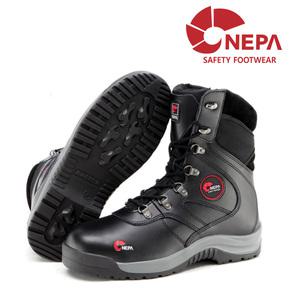 안전화 GT-118 블랙 8인치 지퍼 NS-TEX 가죽제품