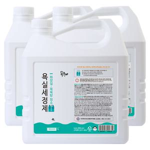 몽블 화장실청소세제 4L x 3개 /욕실청소/변기/락스/화장실클리너/욕실세제