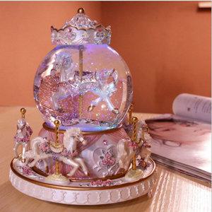 회전목마 스노우볼 워터볼 오르골 뮤직박스 인테리어