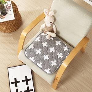 한일따슨자리 온열방석 전기방석 양면 1인용 크로스그레이