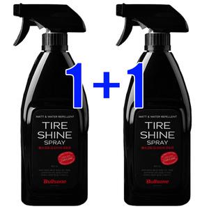 불스원 타이어광택제 1 + 1 발수코팅 딥 타이어 코팅제 600ml 고급형 타이어광택제 신상품 세차용품 세차 반짝반짝 광내자
