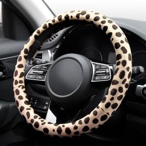 평화자동차 시크릿 애니멀 원형 핸들커버 극세사 겨울용 열선 사용 가능 캐릭터 핸들카바