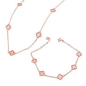 [아이비골드] 14K GOLD [목걸이+팔찌 세트] P146-1