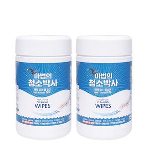 마법의 청소박사 150매 2통 찌든때 기름때 크리너 티슈