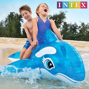 [인텍스] 돌고래 튜브 (투명) 58523 물놀이 튜브
