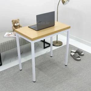 거실 좁은 공부방 인테리어 미니 사이즈 1인용 책상 700 x 500 코너형 보조 데스크