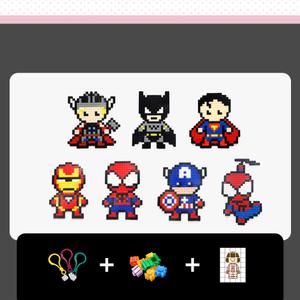 블럭N스토리 영웅시리즈 디폼패키지 10mm 툭툭 공예 톡톡놀이