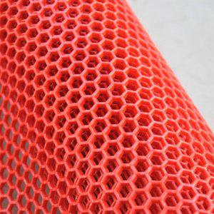 [매직크린]PVC 육각 롤매트/레드 발코니매트 층간소음방지 매트