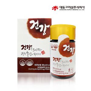 [본사_대동고려삼] 건강 홍삼정 6년근 농축액(240g*1병)/진세노사이드21mg(일일섭취량기준)/건강기능식품