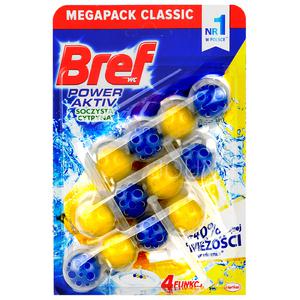 브레프 파워액티브 변기세정제 레몬 50g X 3개