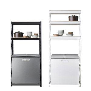 스피드랙 김치냉장고선반 무볼트 철제 2단 3단