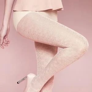 [롯데백화점]비너스 앙코르 40D 플로럴 패턴스타킹 (A2419)