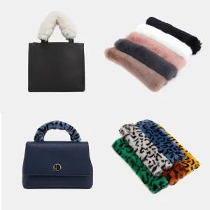 가방 손잡이 퍼 털 페이크퍼 에코 밍크퍼 호피스트랩끈 핸들커버 가방끈