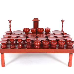 벽산청은 종가집 제사용 물푸레 원목제기 47P세트 (반상기10p포함)