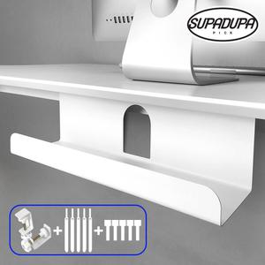 슈파이지업 멀티탭 거치대 콘센트 선정리 전선 정리함 전기선 정리 고정 홀더 PC책상 선반