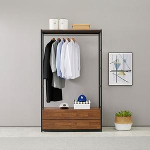 [우아미가구]디아즈 시스템장 행거 1200 2단 서랍형