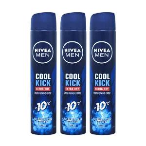니베아 데오드란트 스프레이 쿨킥 포맨 200ml 3개팩