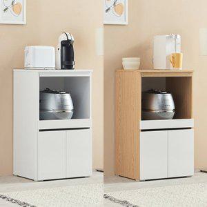 [케어퍼니처]앨빈 밥솥 전자레인지 수납장 주방 부엌 오븐장 정수기받침대 낮은 미니 렌지대 500