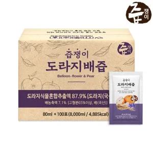 즙쟁이 도라지배즙 100포 실속구성
