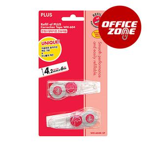 플러스 화이퍼 WH-604R-2P 수정테이프 리필 wh604(R) 조