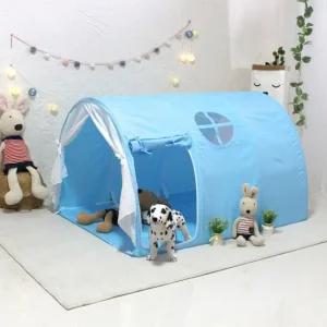 키즈돔 도어 3단 플레이텐트-블루   놀이텐트   침대텐트   인디언텐트