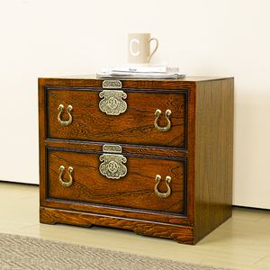 이조본고가구 복 신주 배꼽2단스 원목 엔틱 서랍장