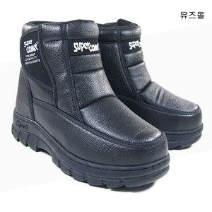 [뮤즈몰] WT1955 / 남성 방한화 남성부츠 겨울 털부츠 패딩 작업용 작업화 배달 낚시 앵클 앵글 신발