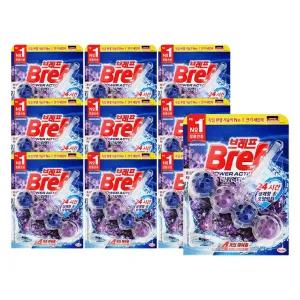 헨켈 브레프 변기 세정제 파워액티브 라벤더 x 10개