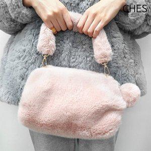 [체스골프]기획상품] 뽀송뽀송 여성골프 핸드머프 힙색+뽀송퍼 손잡이 세트