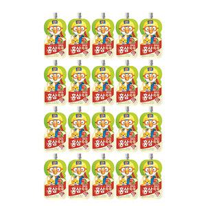 팔도 뽀로로 홍삼쏙쏙 사과 매실 100ml 20개