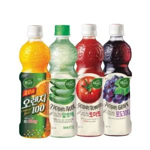 [롯데백화점]웅진식품 자연은 주스 500ml x 10 / 4종 중 택1 (알로에,토마토,고칼슘오렌지,포도)