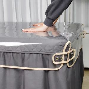 모서리 고정형 침대 비닐 커버 경락 미용 베드 마사지 속눈썹