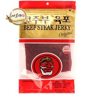 [가온애] 코주부 육포 (170g) / 우육포 소고기육포 쇠고기육포 맥주안주 안주 술안주 간식류 주전부리 간식