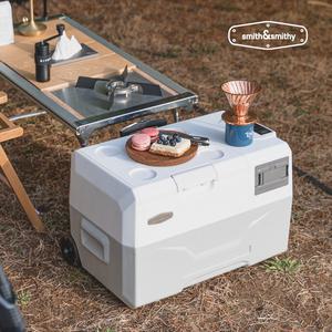 아이스투고 유무선 차량용냉장고 캠핑냉장고 30L 화이트