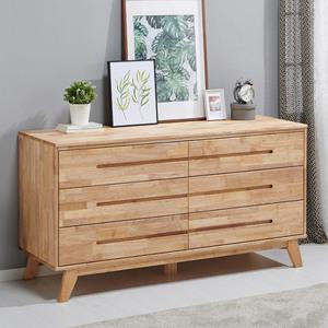 [롯데백화점]미아트 하이우드 세이미 원목 1500 3단 와이드 서랍장