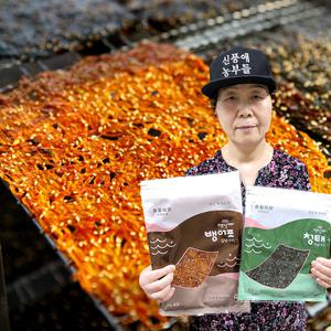 신풍애농부들 옛날애 뱅어포 청태포양념구이 (매운맛/소)