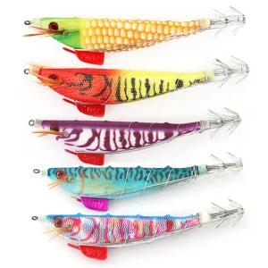 뿔 삼봉 에기 생미끼 한치 오징어 낚시 루어 에비슷테 8.8g 15g