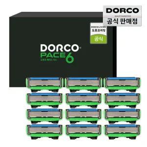 도루코 페이스6 면도날세트 총 12입 / 면도기 교체날