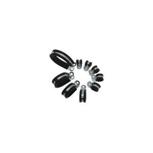 고무 커버 스테인리스 U자 새들 케이블 파이프 호스 고정 브라켓 홀더 거치대 클램프 26mm