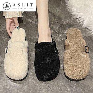 [기타][애슬릿] 여성 뽀글이 버켄 버클 실내 사무실 슬리퍼