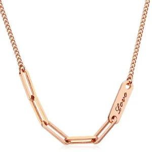 [비앤비골드] 14K/18K 러브 타원 캐스팅 체인 목걸이 NPN34176