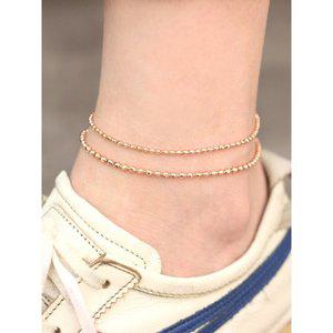 [미니멀피어싱]14K 18K 샤인 컷팅 미러볼 발찌 팔찌