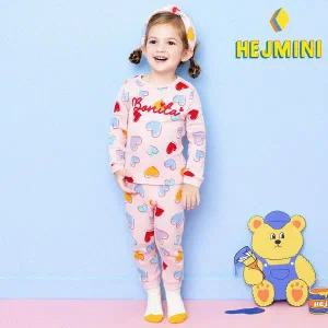 [보리보리/헤이미니]하트내의실내복 (상하복)