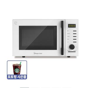 매직쉐프 8개 자동요리 25리터 XL 슈퍼 전자레인지 MMW-WH250TW 고출력 850W 전자파2중차단 안전잠금