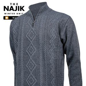 네이직 안감보아털 니트티 겨울 남자 남성 반폴라 긴팔 니트 티셔츠