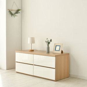 늘봄 하이그로시 2단 1200 와이드 서랍장 TV장