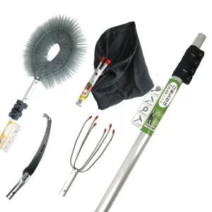 국산 감대 5m 3단 + 부속 세트 열매따개 감망 고지톱 거미솔 감따는도구 감따는기구 육손