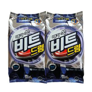 때가 쏙 비트 가루세제 리필 2.5kg x 2개 드럼용 세탁 분말 드럼세탁기 세제